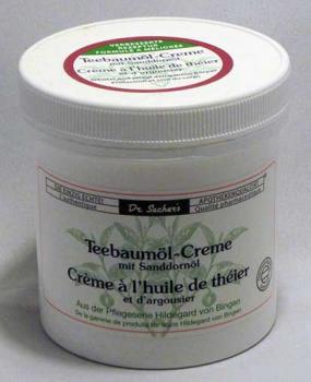 Dr. Sachers Teebaumöl Creme mit Sanddornöl 250 ml