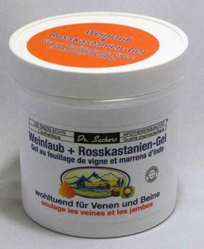 Dr. Sachers Weinlaub + Rosskastanien-Gel 250 ml