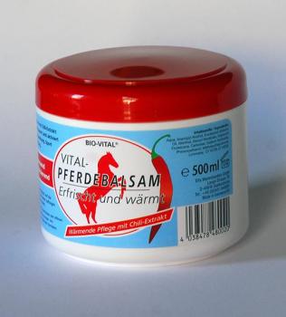 Bio-Vital Pferdebalsam mit Chili-Extrakt 500 ml